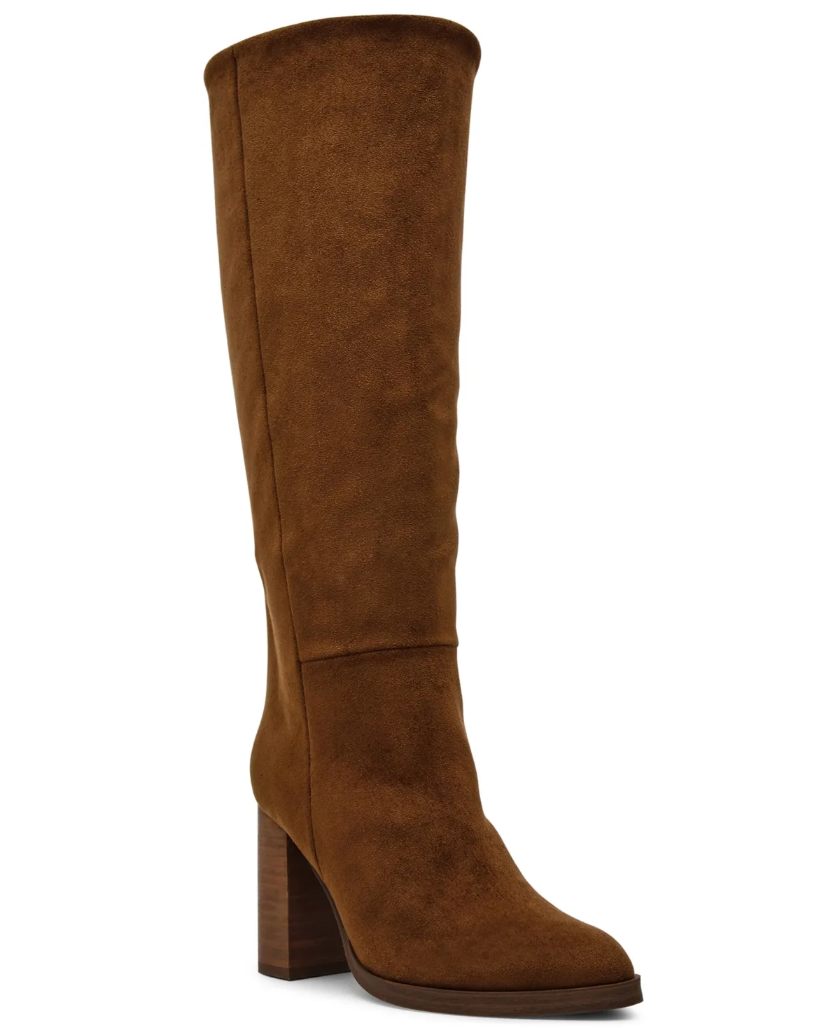 Bardonny Wide-Calf Tall Block Heel Dress Boots