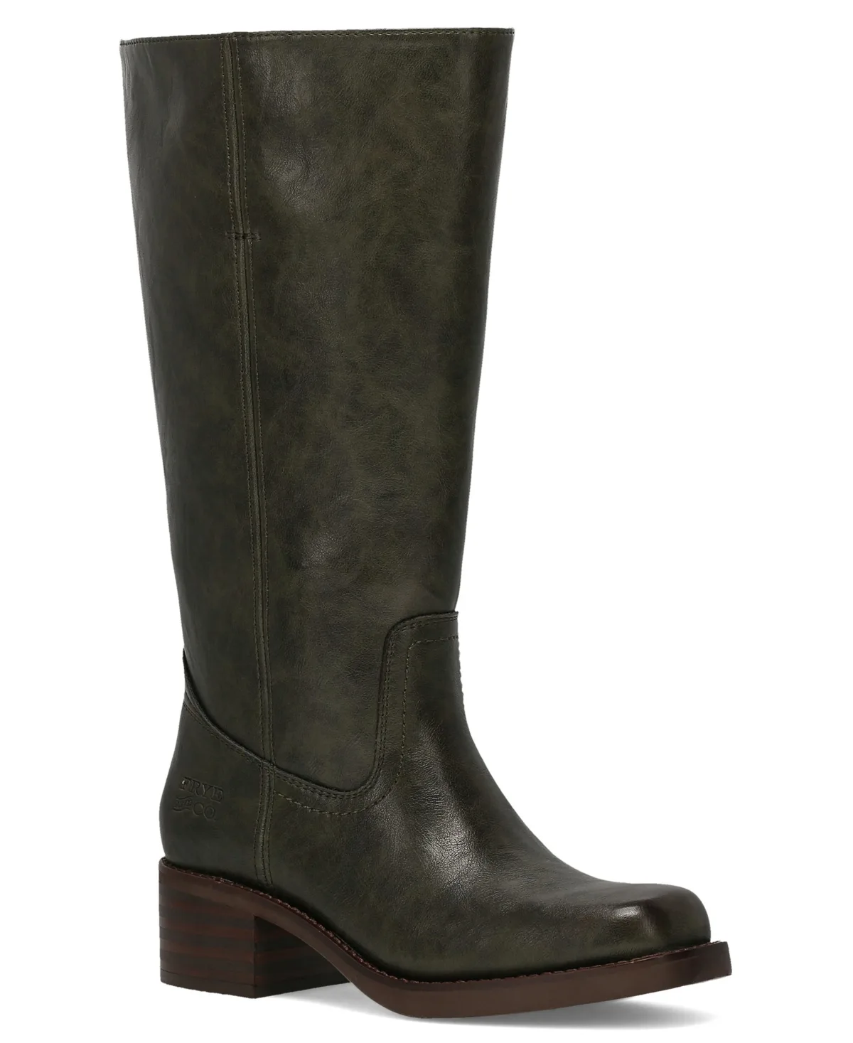 Miranda Wide Calf Stacked Heel Boots by Frye And Co.