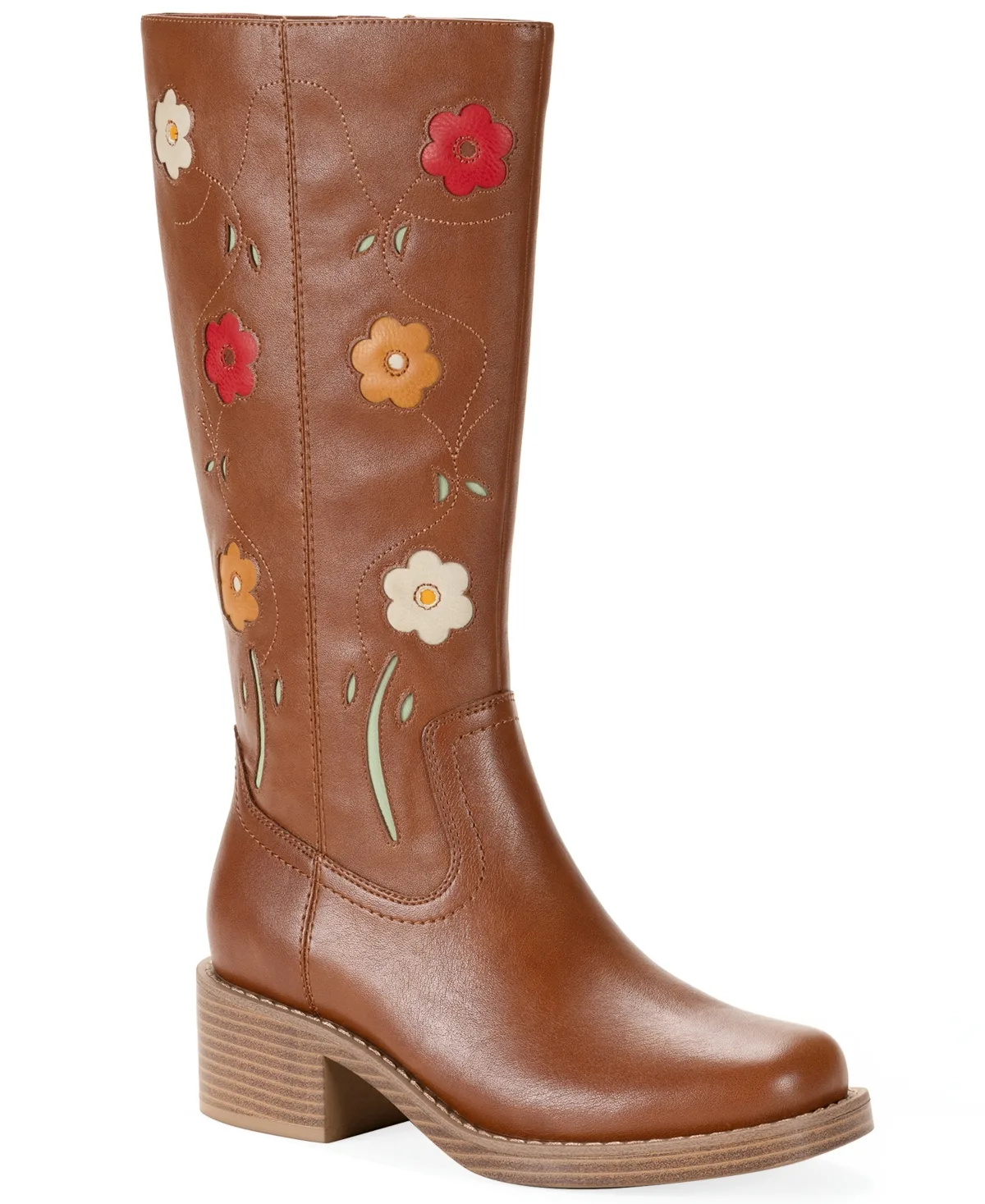 Warblerr Square Toe Tall Boots by Wild Pair