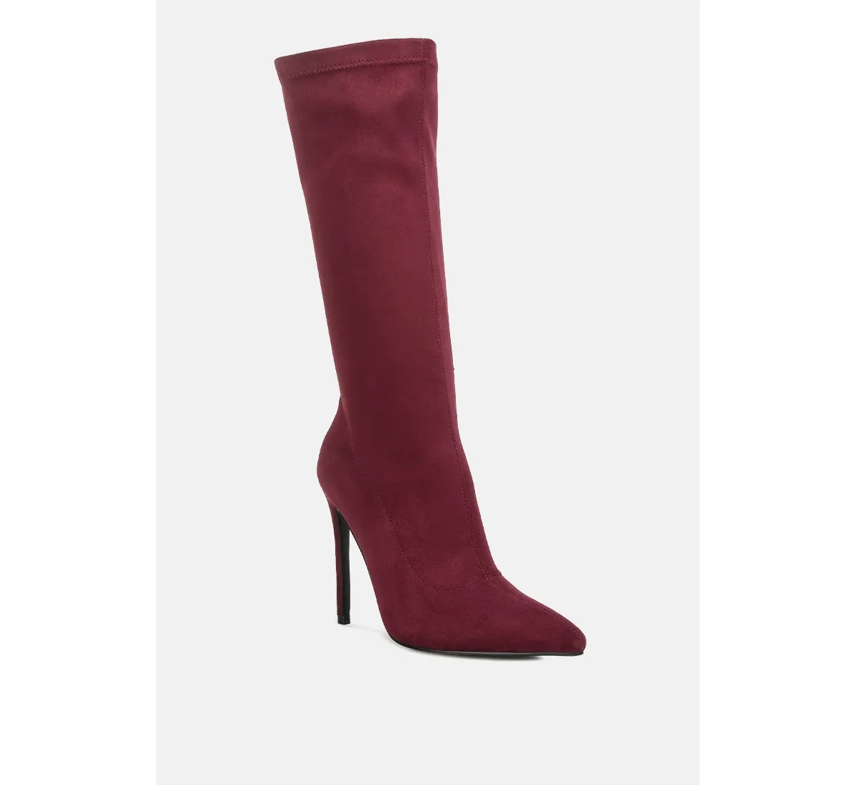 Playdate High Heeled Calf Boots by London Rag