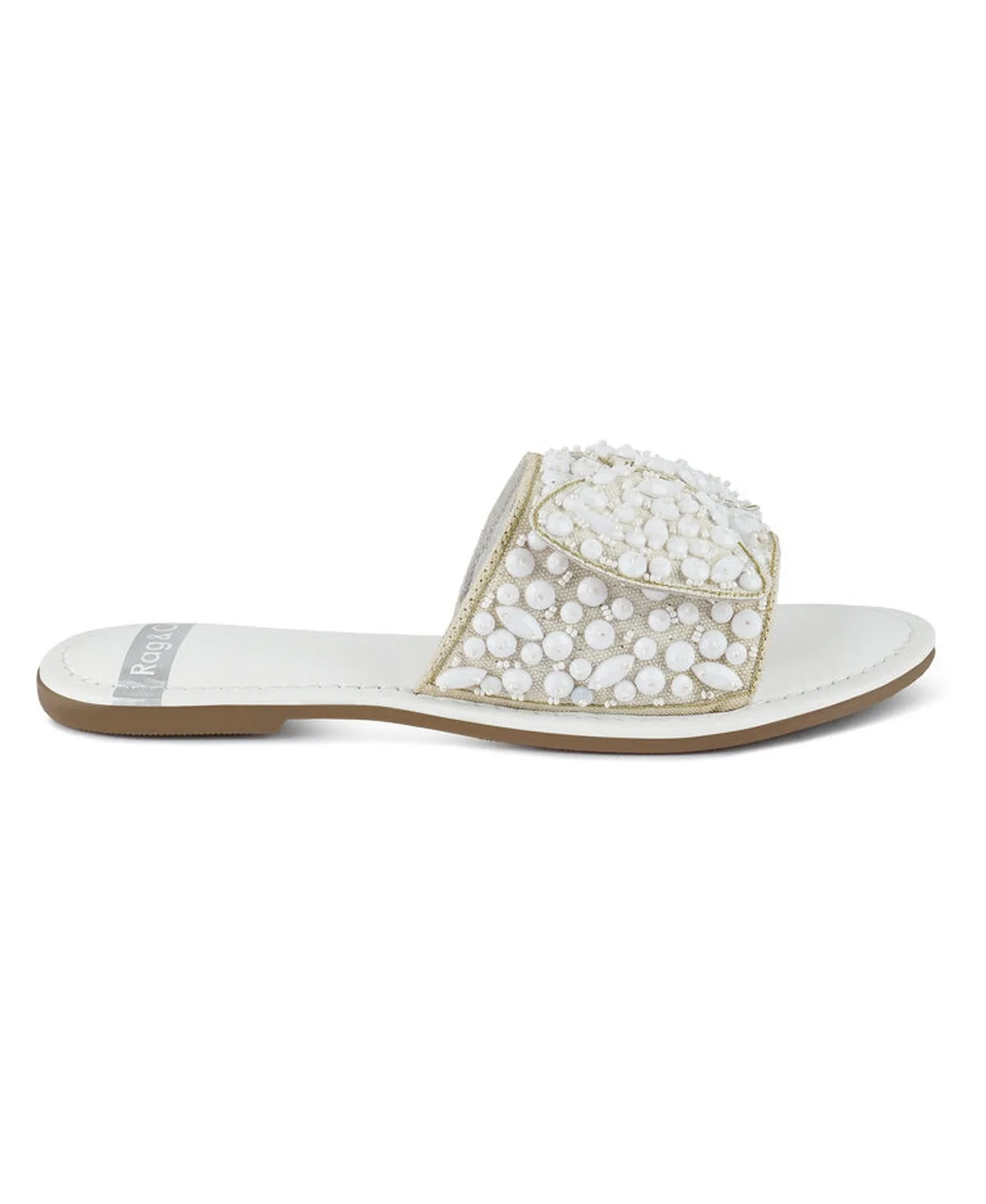 Pipa Big Bow Beaded Flats by Rag & Co