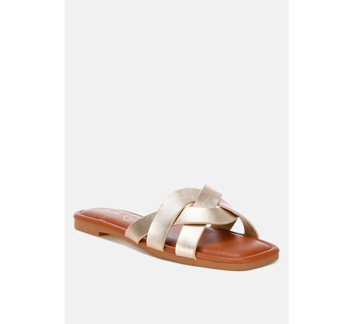 Dickery Knotted Straps Detail Slip Ons by London Rag