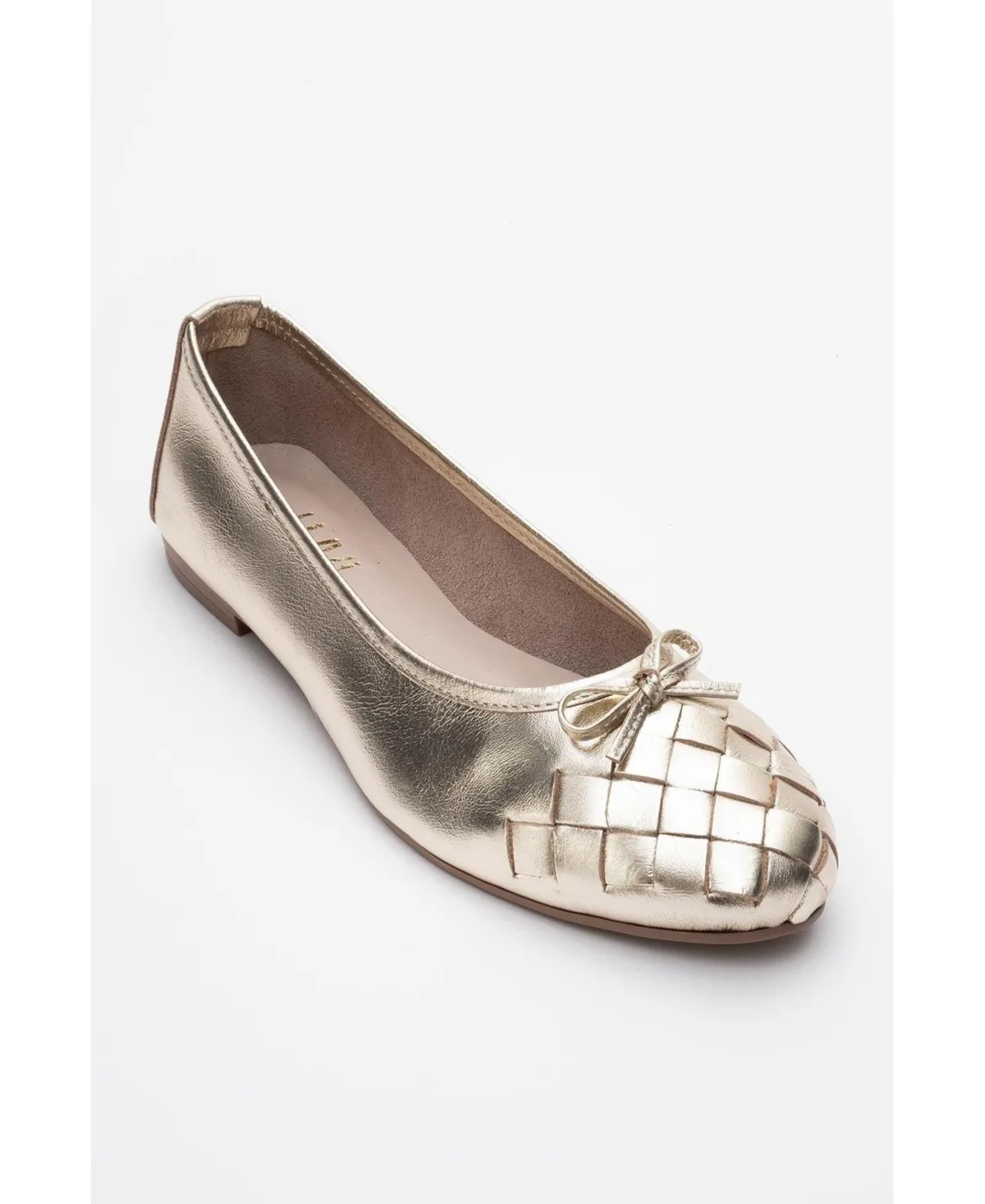 Nopos Leather Cap Toe Ballet Flat by Forever & Always Shoes