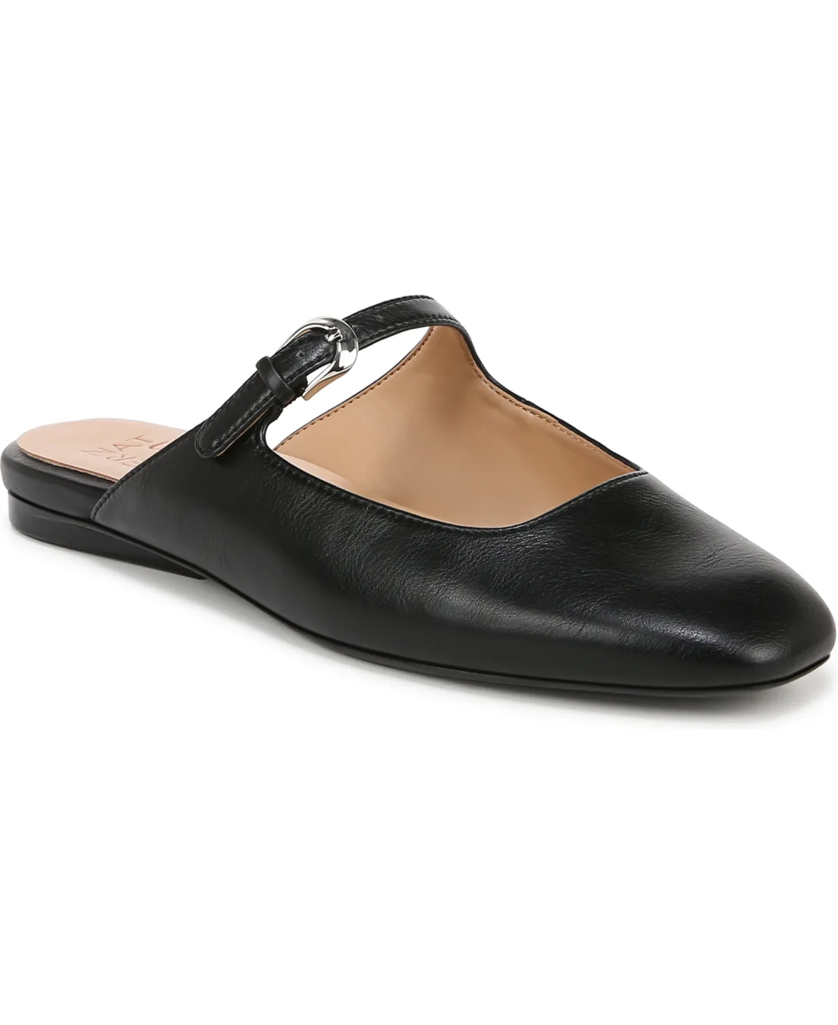 Apple Square Toe Mary Jane Mules