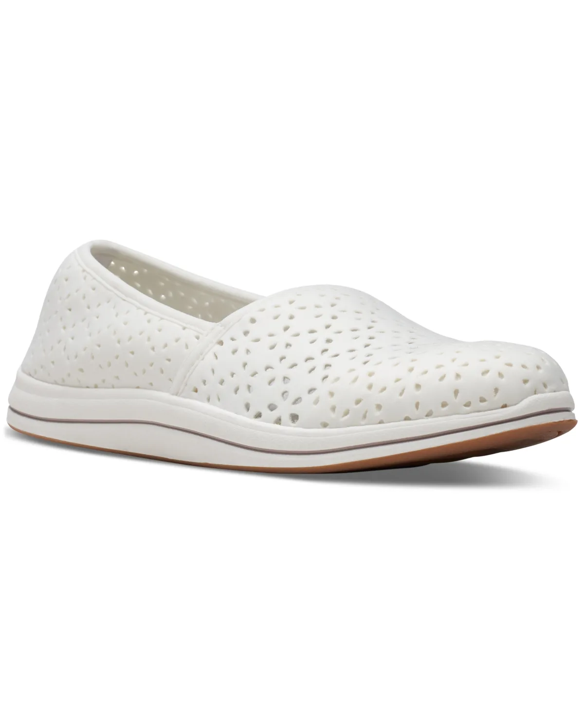 Cloudsteppers Breeze Emily Perforated Loafer Flats by Clarks