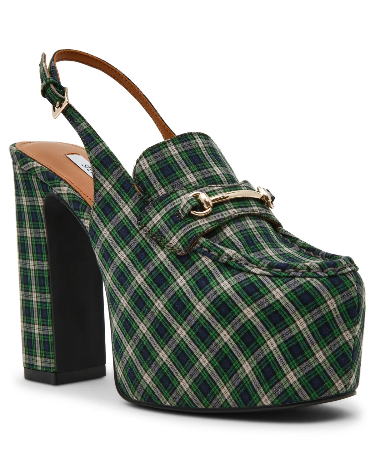 Quinn High Platform Slingback Loafer Pumps by Steve Madden