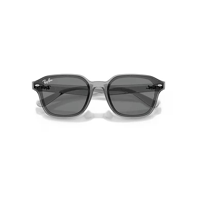 Rb4458d Sunglasses Transparent Grey Frame Grey Lenses by Ray-Ban