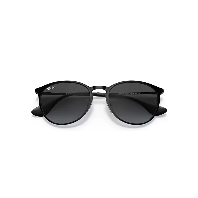 Erika Metal Sunglasses Black Frame Grey Lenses by Ray-Ban