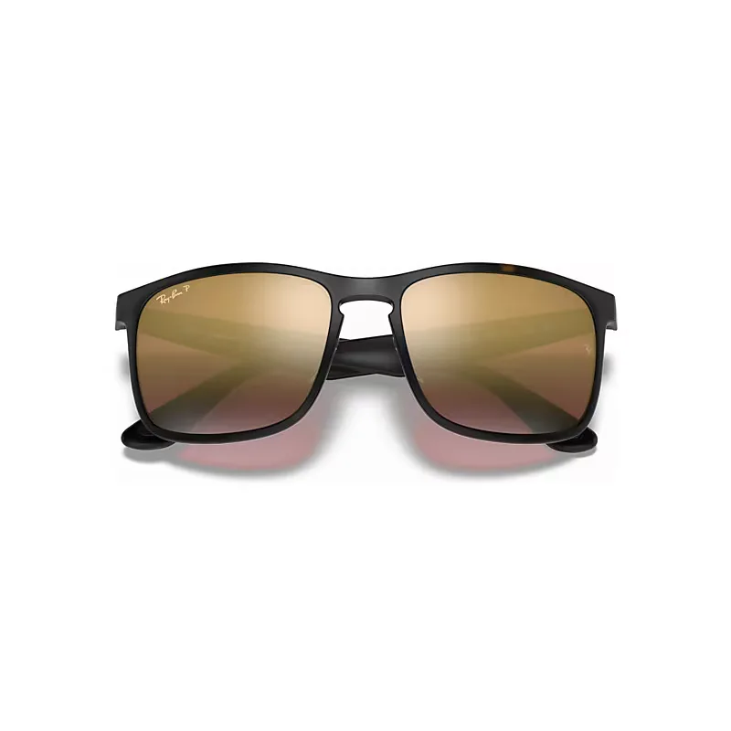 Rb4264 Polarized+ Lenses Sunglasses Havana Frame Violet Lenses Polarized by Ray-Ban