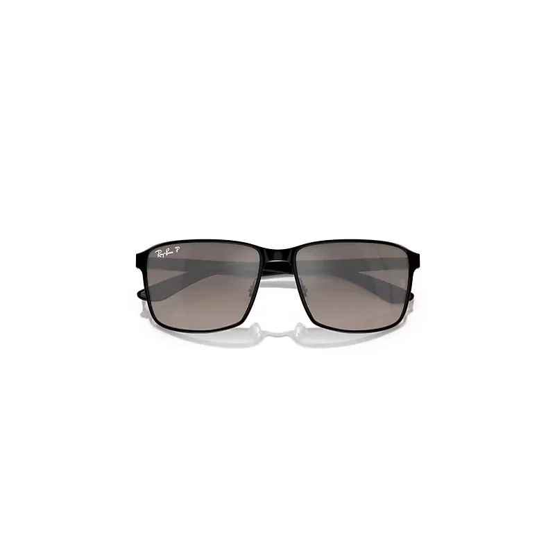 Rb3721 Polarized+ Lenses Sunglasses Black Frame Grey Lenses Polarized by Ray-Ban