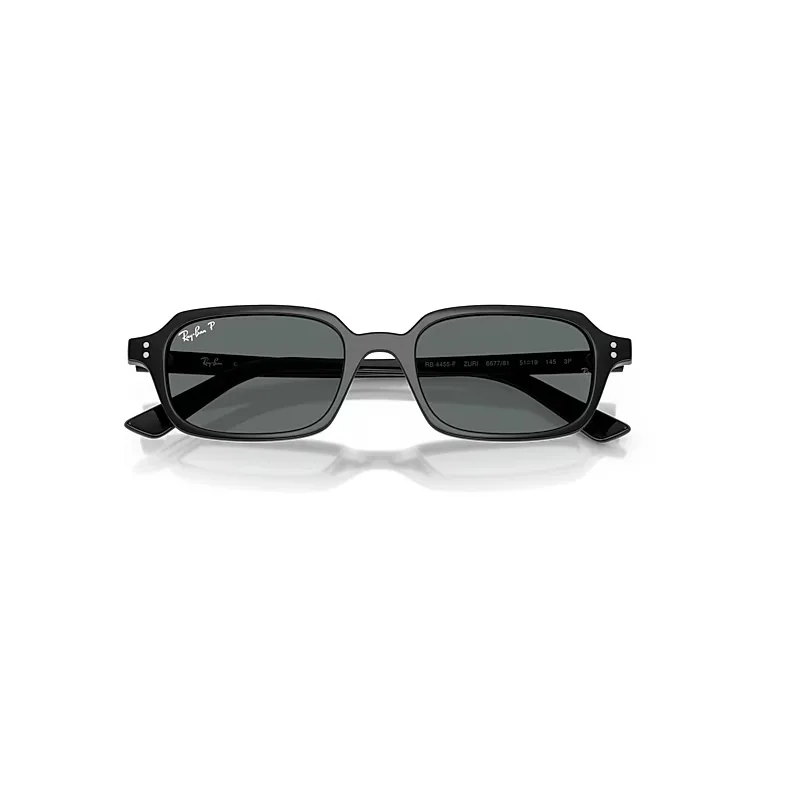 Zuri Bio-Based Sunglasses Black Frame Grey Lenses Polarized by Ray-Ban