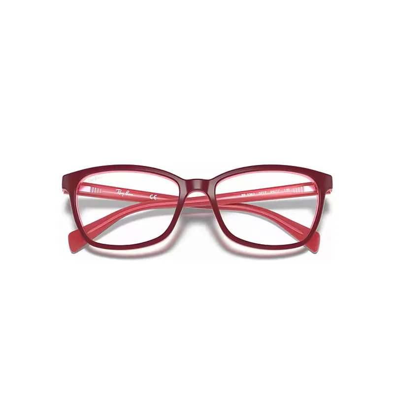 Rb5362 Optics Eyeglasses Purple-Reddish Frame Clear Lenses by Ray-Ban