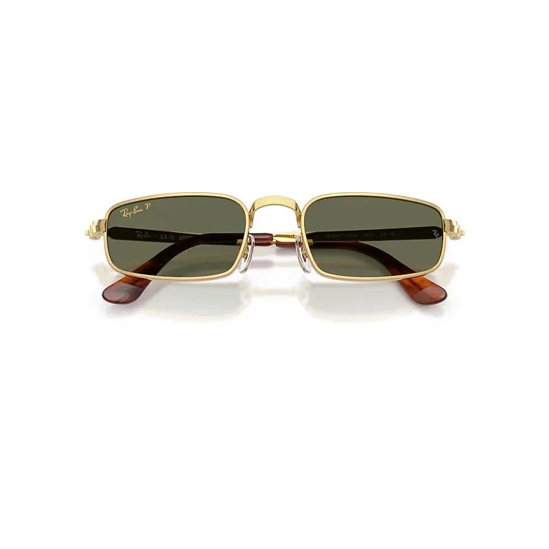 Rb3927 by A$ap Rocky Sunglasses Arista Gold Frame Green Lenses Polarized by Ray-Ban