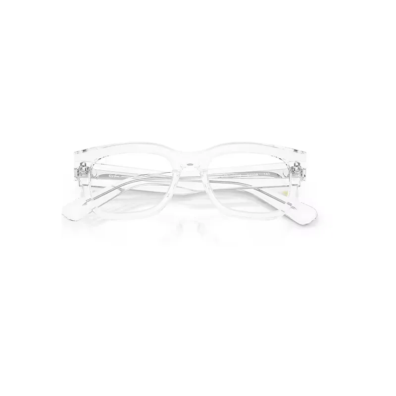 Rb5528m Optics Scuderia Ferrari Collection Eyeglasses Transparent Frame Clear Lenses Polarized by Ray-Ban