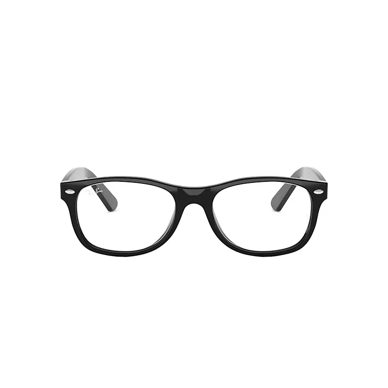 New Wayfarer Optics Eyeglasses Black Frame Clear Lenses by Ray-Ban