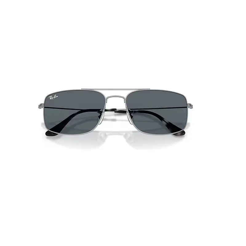 Explorer IIi Sunglasses Gunmetal Frame Blue Lenses by Ray-Ban