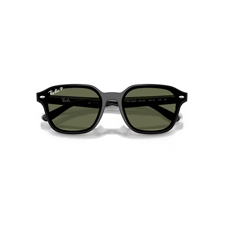 Rb4458d Sunglasses Black Frame Green Lenses Polarized by Ray-Ban