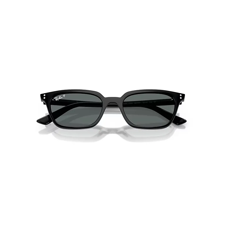 Zaya Bio-Based Sunglasses Black Frame Grey Lenses Polarized by Ray-Ban