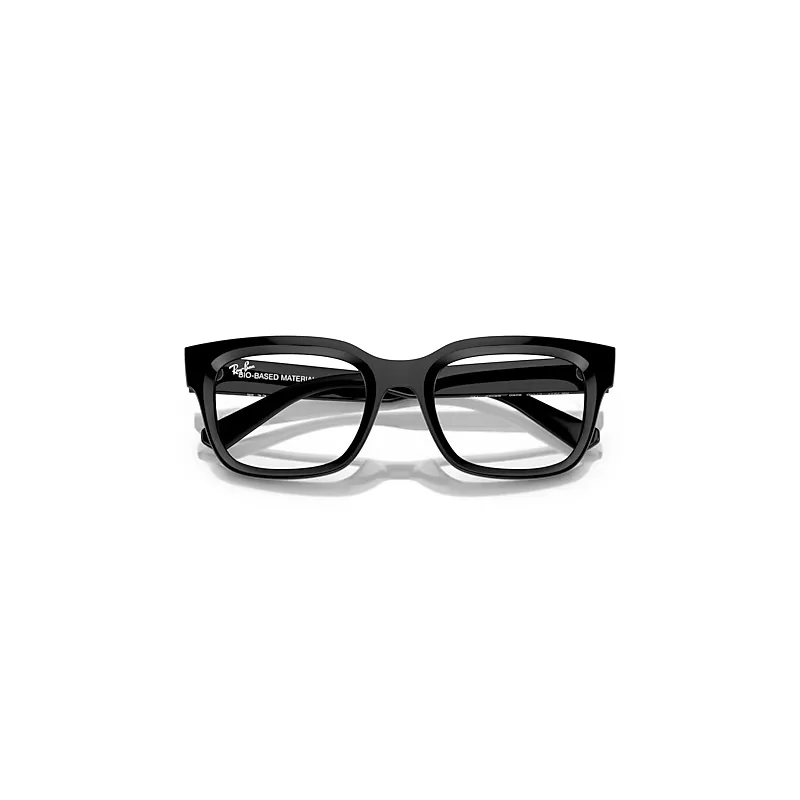 Chad Optics Bio-Based Eyeglasses Black Frame Clear Lenses Polarized by Ray-Ban