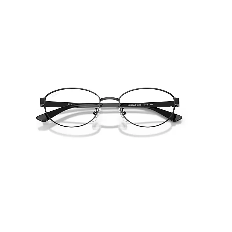 Rb3774d Optics Eyeglasses Black Frame Clear Lenses Polarized by Ray-Ban