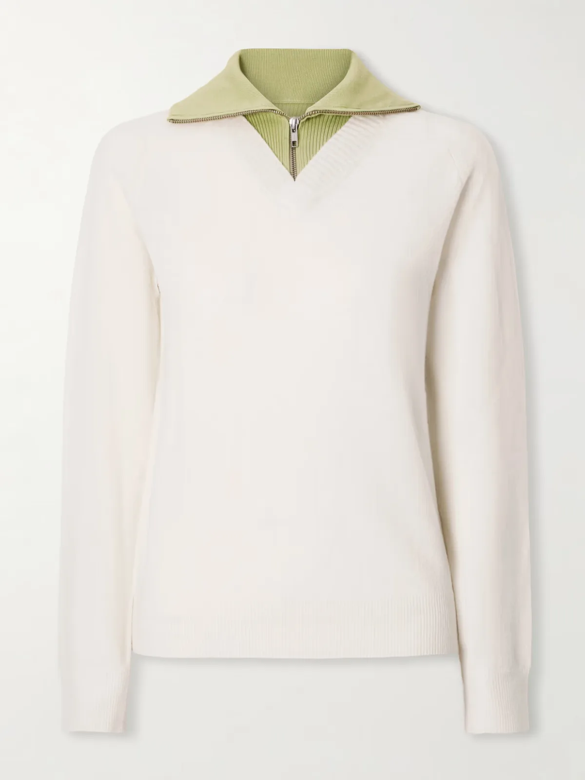Ribbed Wool-Blend Sweater by MM6 Maison Margiela