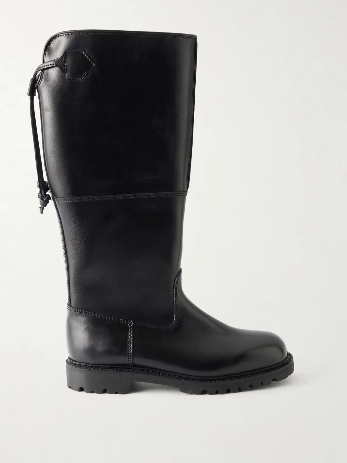 Forest Leather Knee-High Boots by RIER