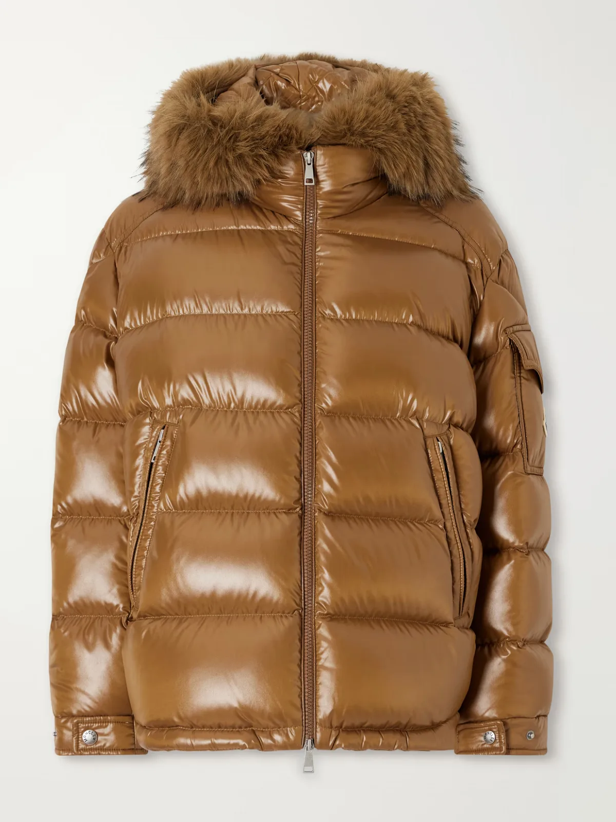 Hypolais Hooded Plush-Trimmed Quilted Shell Down Jacket by Moncler