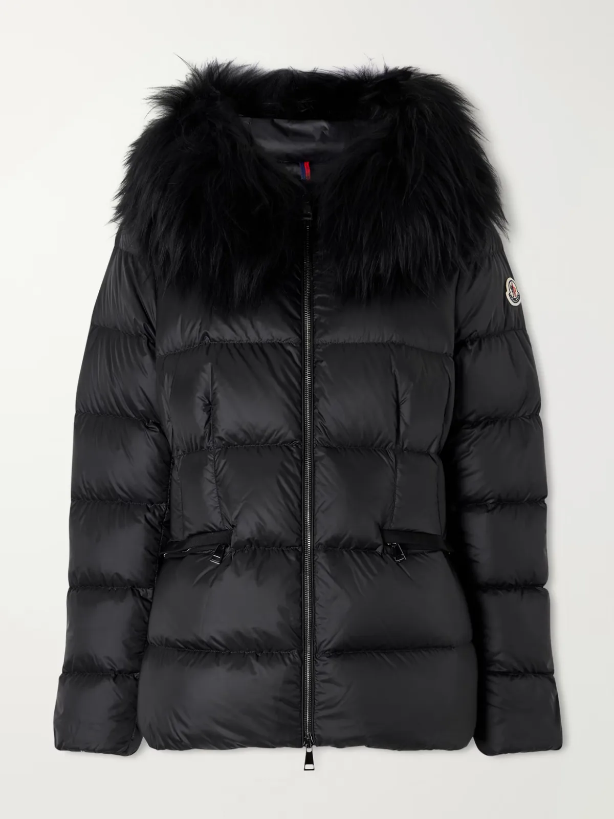Boed Shearling-Trimmed Hooded Quilted Shell Down Jacket by Moncler