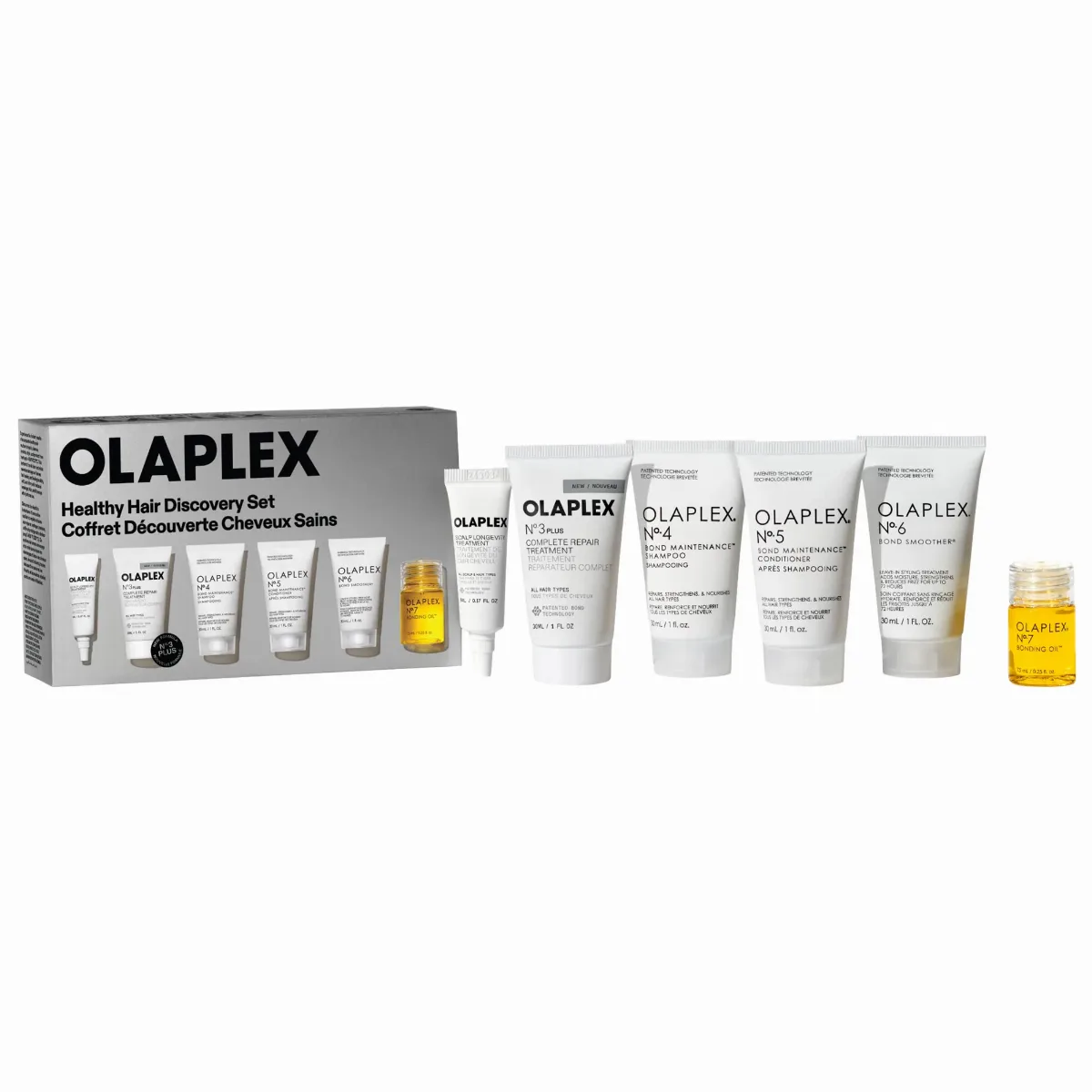 Healthy Hair Shampoo, Conditioner, and Oil Discovery Set by Olaplex