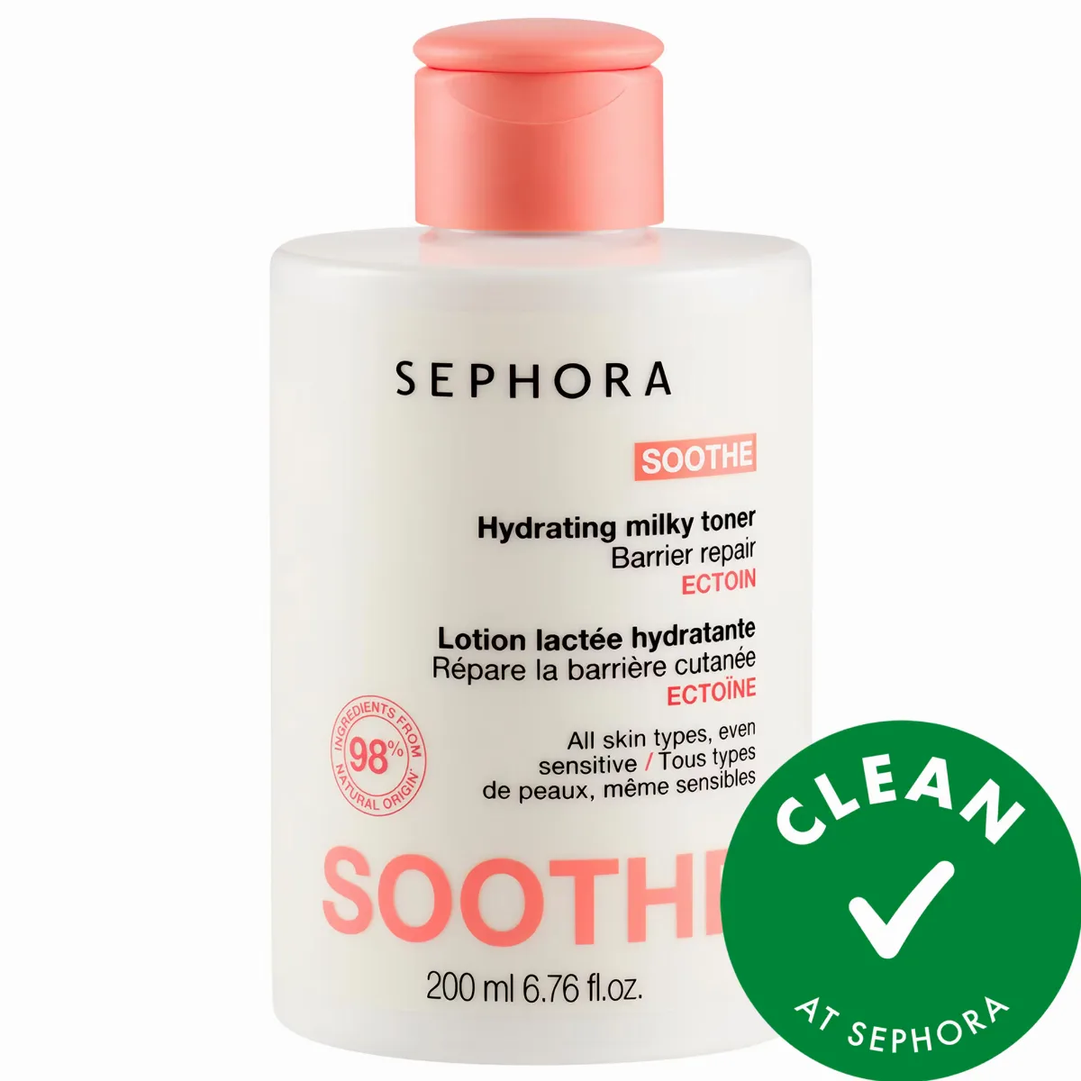 Soothe - Hydrating Milky Toner with Ectoin 6.8 oz/200 Ml by SEPHORA COLLECTION