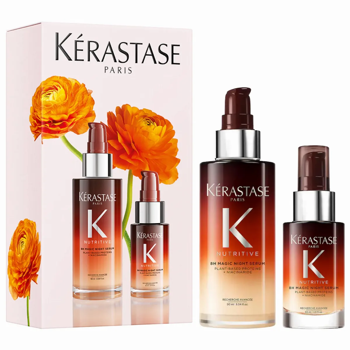 8H Magic Night Serum Hair Gift Set for Dry Hair by Kérastase