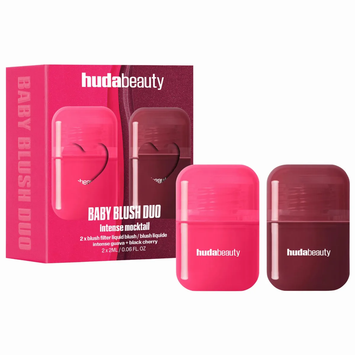 Mini Blush Mocktail Duos 2 x 0.06 oz/2 x 2 mL by HUDA BEAUTY