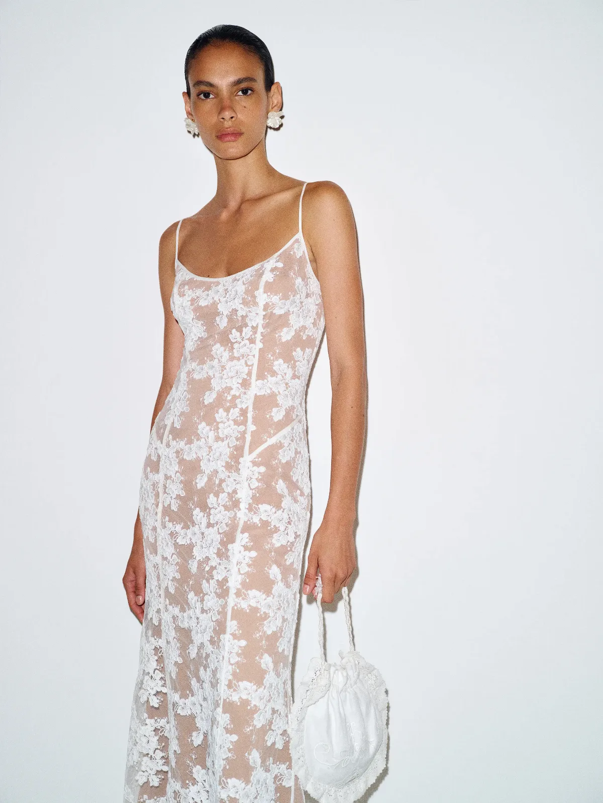 Marian Dress Bloom Lace by Reformation