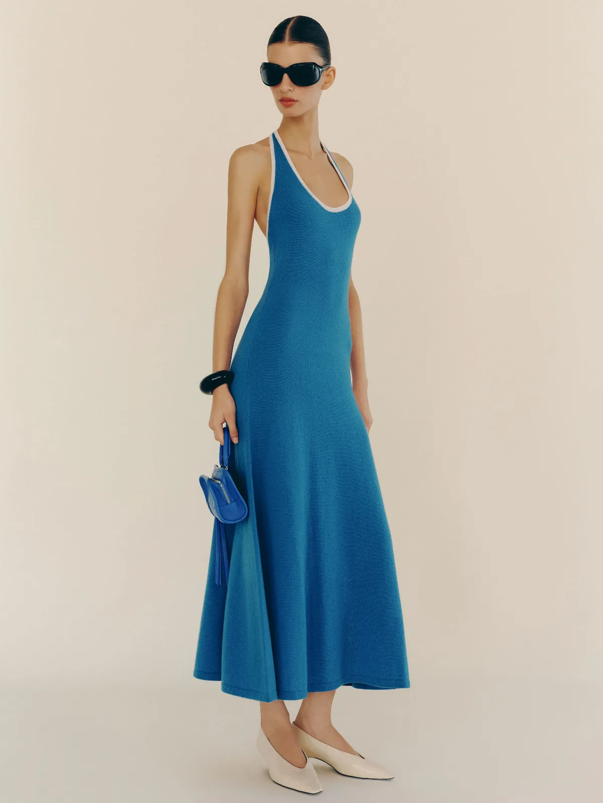Mia Cashmere Halter Dress by Reformation