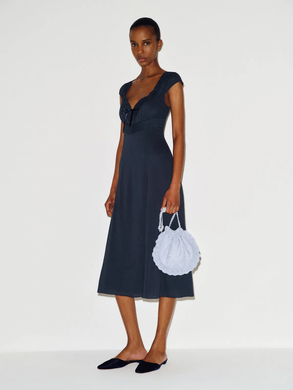 Azelie Dress Blue Lace