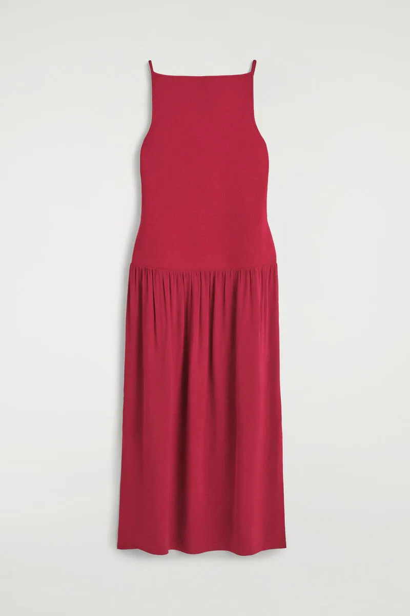 Contrast-Panel Maxi Dress by COS