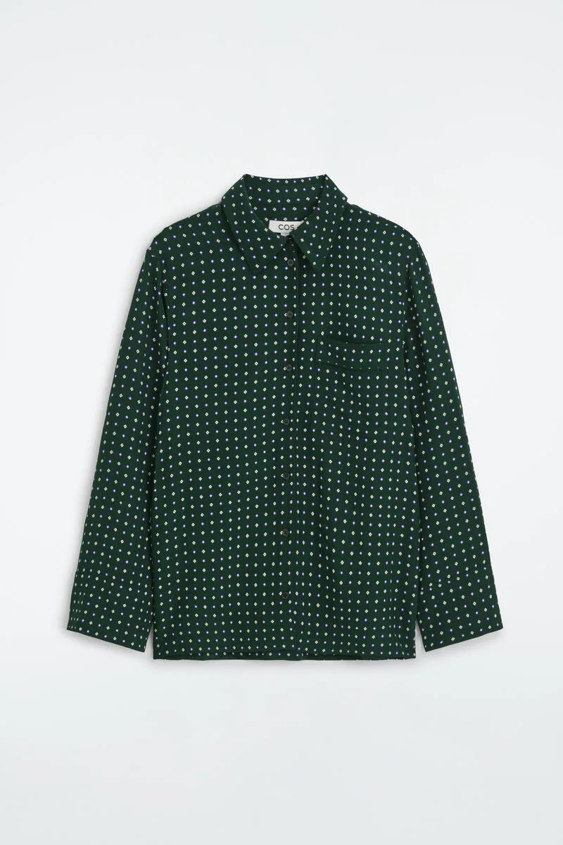 Geometric-Print Shirt by COS