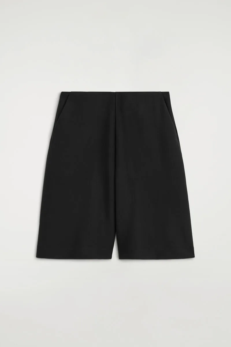 Crepe Wide-Leg Shorts by COS