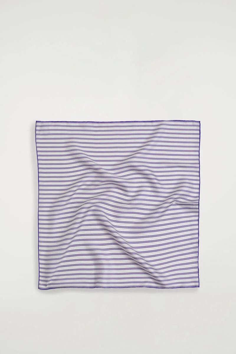 Striped Silk Scarf by COS