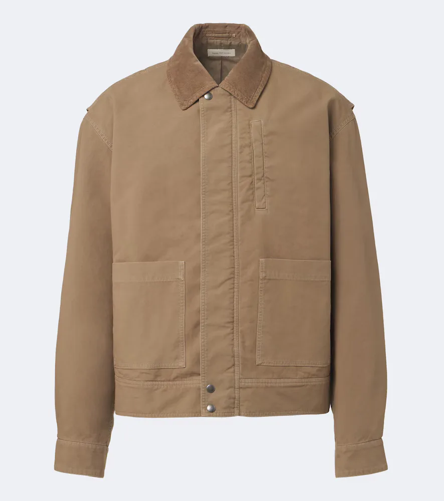 Corduroy-Trimmed Cotton Field Jacket by Dries Van Noten