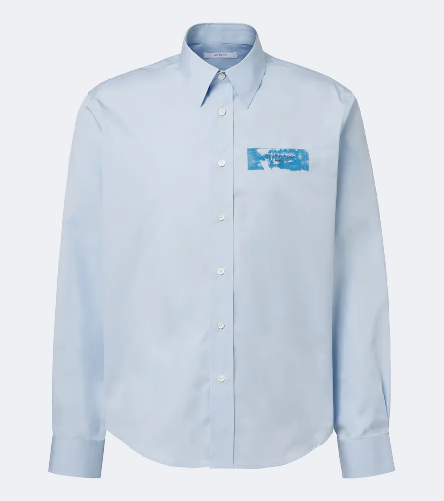 Logo Cotton Shirt by Givenchy