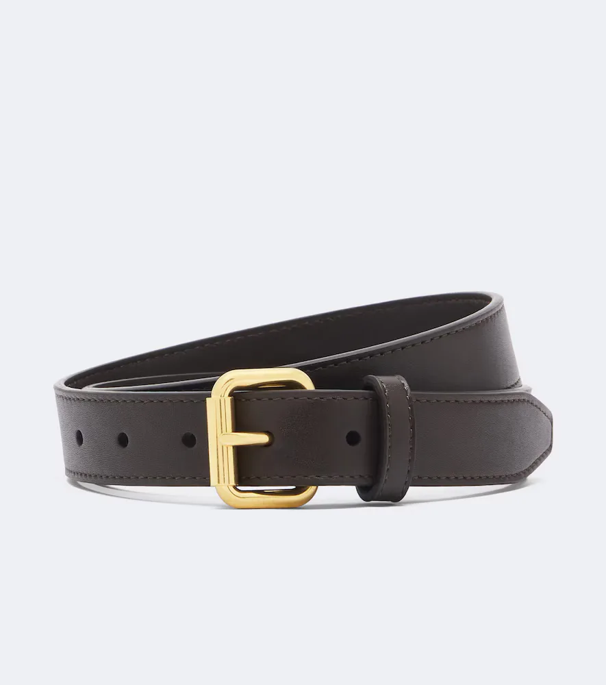 Geo Leather Belt