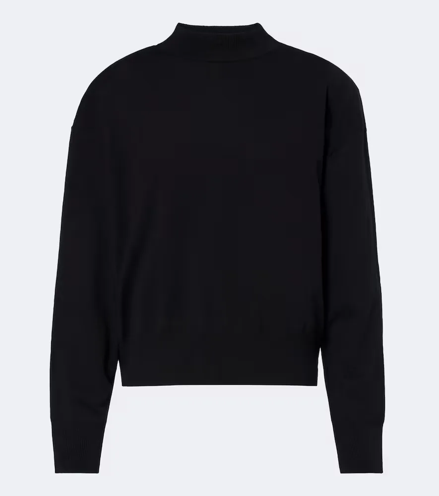 Rue Wool-Blend Mockneck Sweater by The Frankie Shop