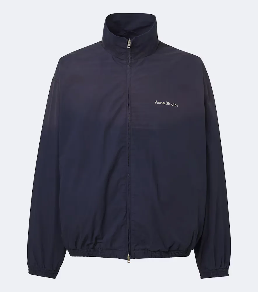 Logo Cotton Poplin Jacket by Acne Studios