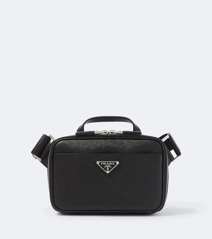 Saffiano Leather Shoulder Bag