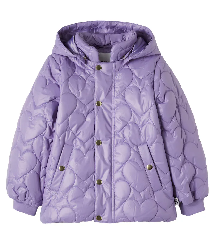 Hooded Quilted Jacket by Mini Rodini