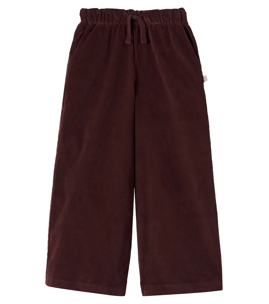 Cotton Corduroy Wide-Leg Pants by Cozmo