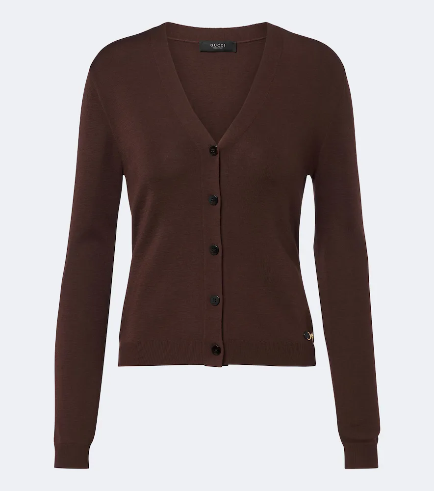 Horsebit Wool Cardigan by Gucci