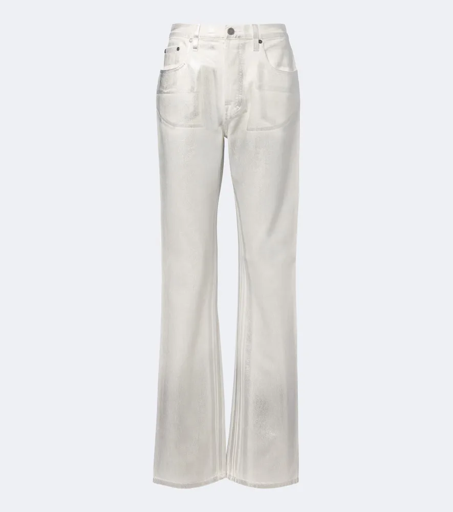 Coated Straight Jeans by Gucci