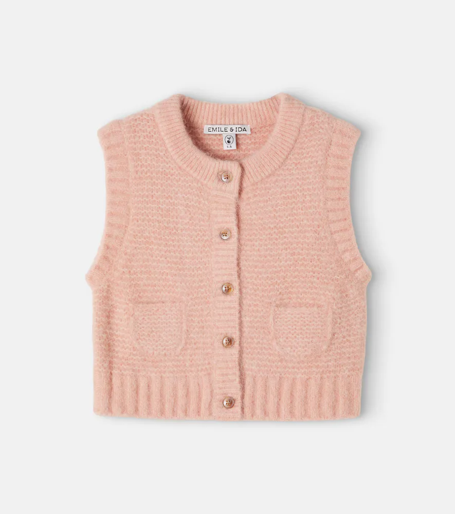 Alpaca and Wool-Blend Sweater Vest by Emile et Ida